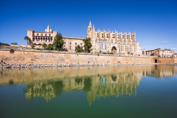 Obraz premium In the historic center of Palma de Mallorca
