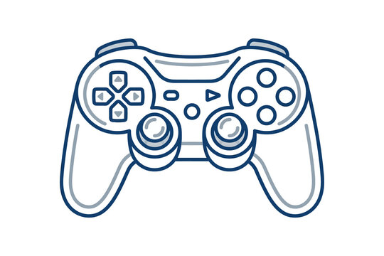 Video Game Controller Vector Illustration
