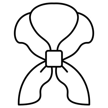 Scout Woggle Line Icon