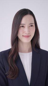 笑顔のビジネスウーマン