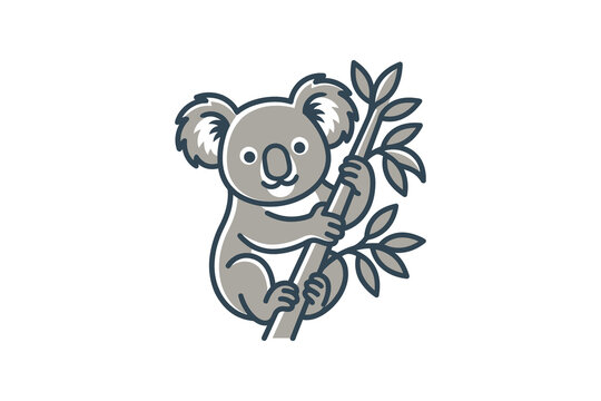 Cute Koala Bear Vector Illustration
