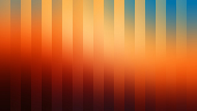 Abstract pixel art gradient background with warm sunset colors illustration