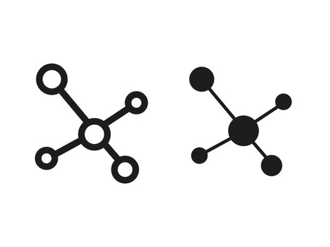 lineart Network icon, Business Network, vector