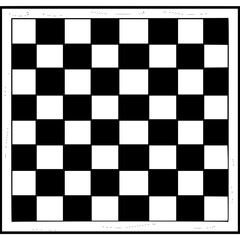 Obraz premium chessboard illustration hand drawn outline vector