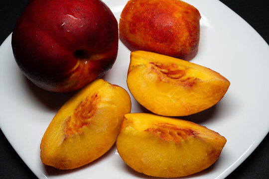 The nectarine peach (commonly called a nectarine)