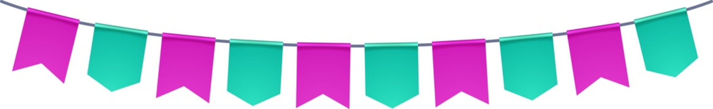 Birthday Bunting Flag Garland