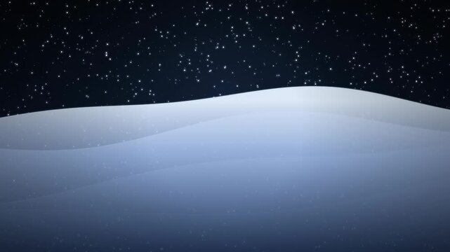 Abstract Starry Night Sky Seamlessly Blending Into a Deep Blue Gradient Background for Technology and Cosmic Themes