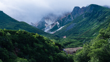 Volcanic valley below Mount Tokachi in central Hokkaido © lee