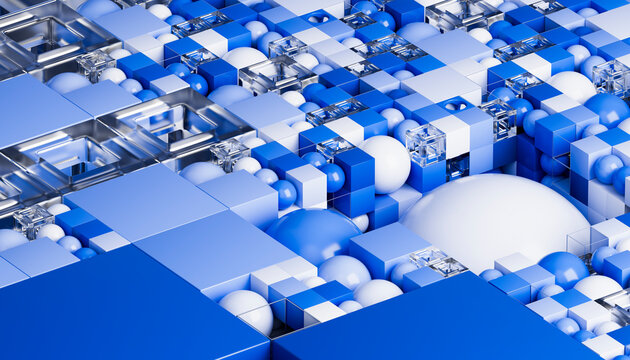 3D Modular Cube Shape Structure