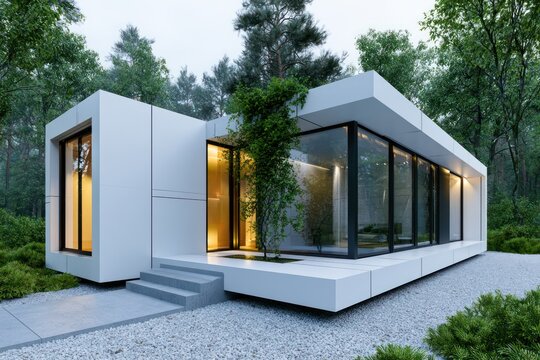 Modern residential modular housing concept