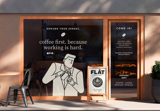 Window Storefront Mockup