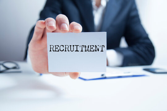 Recruitment Human Resources Employment Hiring Concept