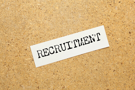 Recruitment Human Resources Employment Hiring Concept