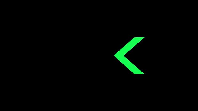 Arrow down and Up direction combo icon animation, Animated Up and down arrow icon pointing, Abstract animation icon 4k motion video.