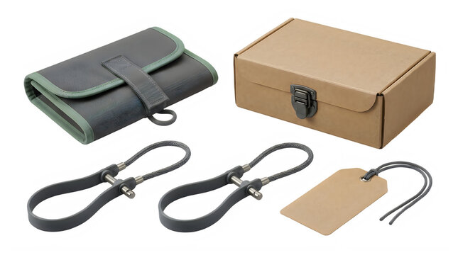 Reusable shipping package set with fabric wrap and box
