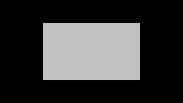 Fliker A simulation depicting the effect of a camera flash with a randomized sequence, white glowing border, rectangle, square, frame, black screen frame