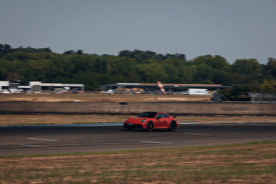 Porsche 911  at the track