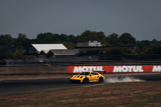 Porsche 911 GT3 RS at the track