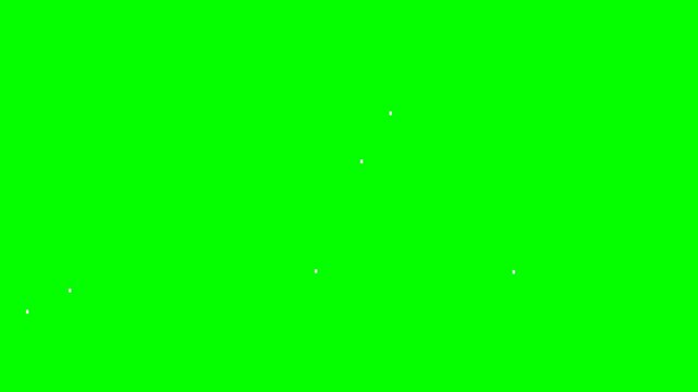 Old film grain scratches for video. Classic analog texture, dust, scratches, and cinematic retro motion effect on green screen background. 