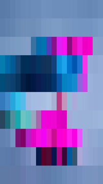 Soft blue and pink abstract pixel mosaic grid background pattern