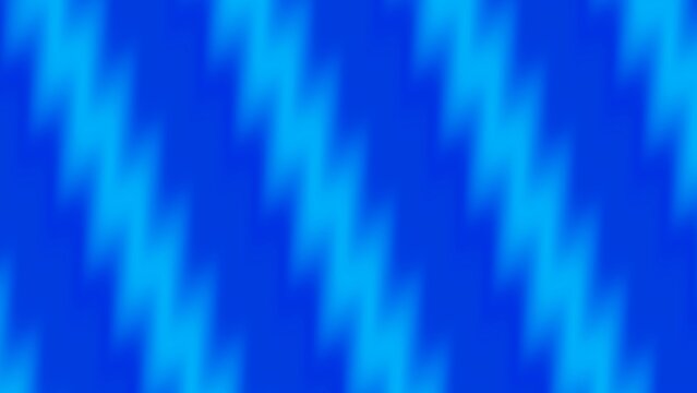 Abstract blue dynamic zigzag wave pattern background, cyan and deep blue motion lines