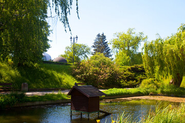 Park miejski w Toruniu, Polska, City park in Toruń, Poland © 123108 Aneta