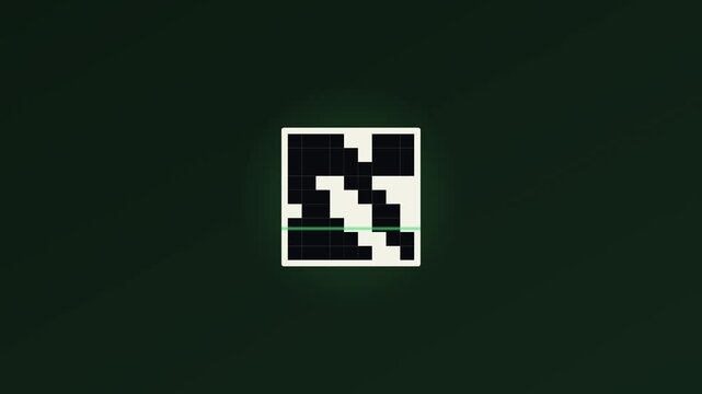Digital Barcode and QR Code Scanning Animation