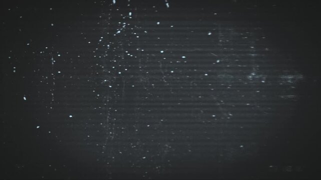 Vintage CRT Screen Texture Overlay with Dust, Scanlines and Analog Noise, Retro Monitor Effect 4K Motion Graphics