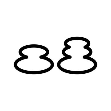 Pebbles Icon Vector Symbol Design Illustration