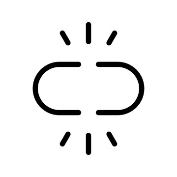 Unlink Icon Vector Symbol Design Illustration