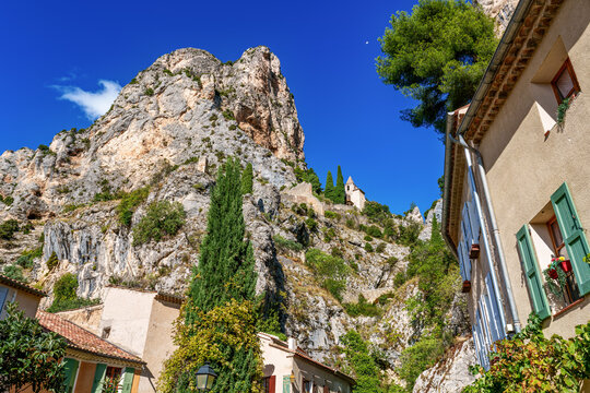 Moustiers-Sainte-Marie is a commune in the Provence-Alpes-Cote d'Azur region of Southeastern France