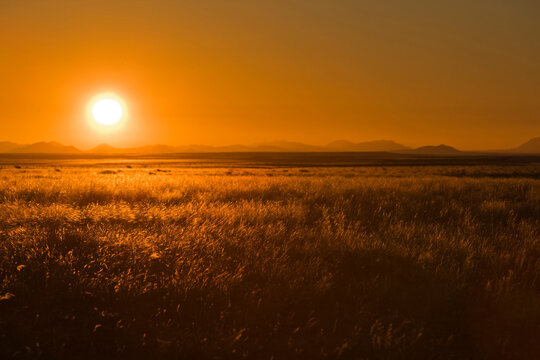 Africa, Namibia, Aus, Sunset