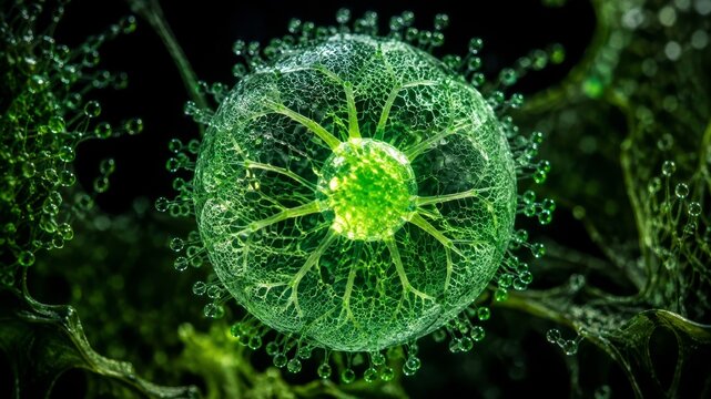 Luxury Botanical Micelle Inspired by Leaf Vein Network with Chlorophyll Energy Core
