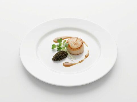 Culinary Artistry, Gourmet tasting menu arranged with balanced composition and premium ingredients 