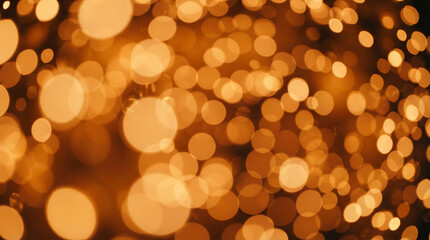 Fototapeta premium Abstract Golden Bokeh Lights Background