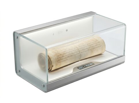 Historical Archives, Rare document preservation with climate-controlled storage concept 