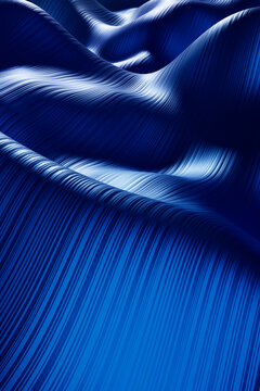 Abstract blue digital waves and lines forming a futuristic background