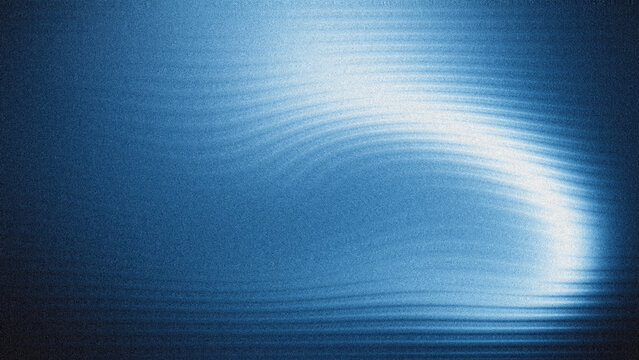 Luminous deep ocean blue wave-like light, digital grain, subtle horizontal lines, diffusing to dark midnight, perfect for web design