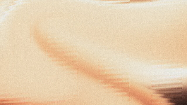 Abstract beige silk fabric background, soft flowing satin waves with grainy texture, elegant cream textile backdrop for luxury branding