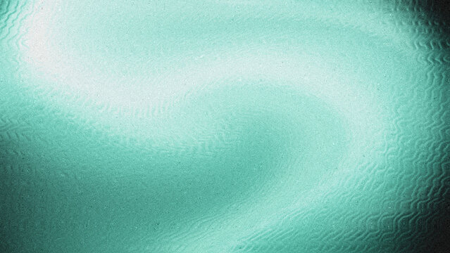 Abstract teal frosted glass texture, soft turquoise wave background, blurred emerald glass surface for modern web design and backdrop