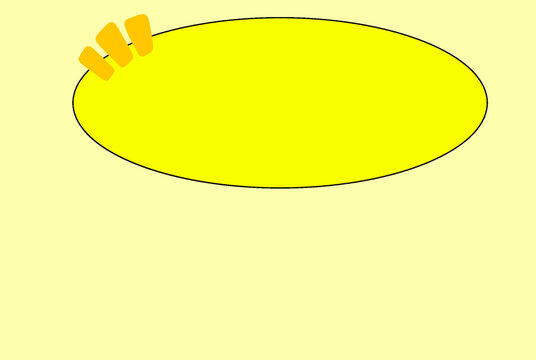 yellow flash background illustration ひらめく　 閃き　閃く　背景　イラスト