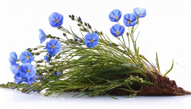 Mountain Flax Wharariki In M Ori Plant Isolated
