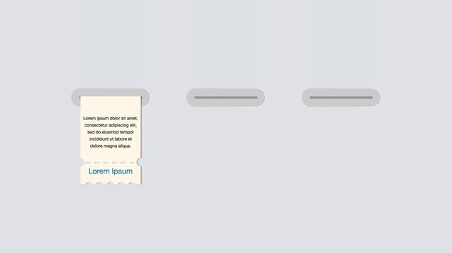 animated video of business plan infographic 3 and 4  steps template, rectangle shape for strategic planning, business presentations and reports