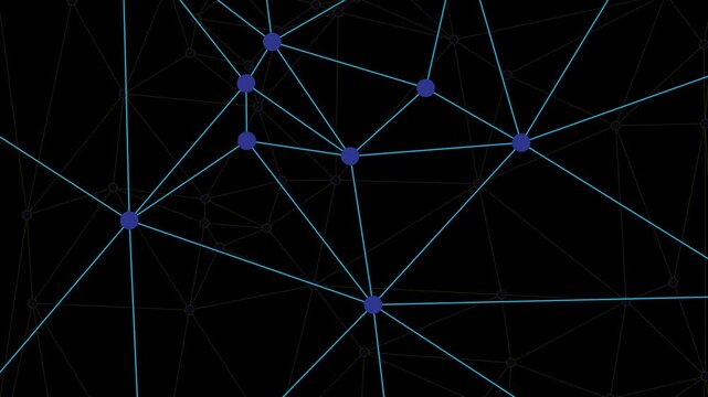 Dynamic abstract polygon backdrop featuring connected geometric patterns, flowing digital animations, and futuristic technology communication visuals.
