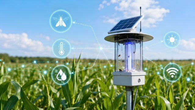 Smart Pest Control Device in Corn Field
