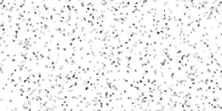 black and white paint on distressed overlay texture grass on ground floor. Terrazzo tiles mosaic pattern.