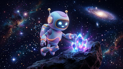 Fototapeta premium astronaut in space