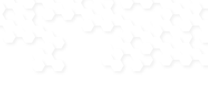 Background with hexagons . Abstract background with lines . white texture background . hexagon abstract background. Surface polygon pattern with glowing hexagon paper texture and futuristic business