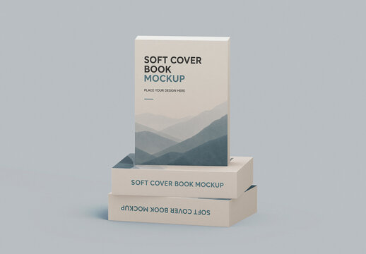 Soft Cover Book Mockup