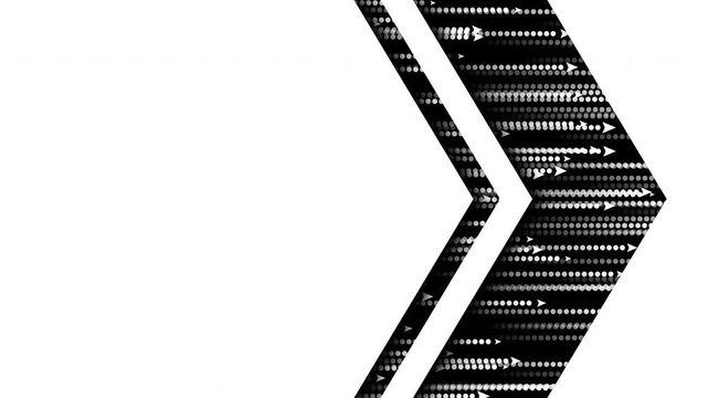 Black and white minimalist title text image background dynamic video material